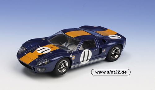 SCALEXTRIC Ford GT 40 blue # 11 